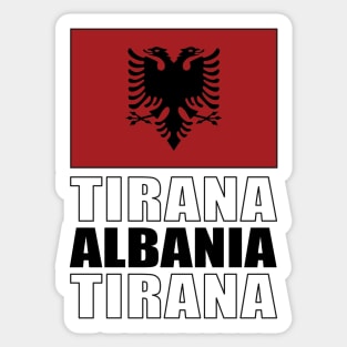 Flag of Albania Sticker